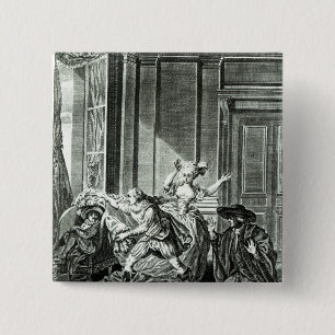 Badge Carré 5 Cm Le mariage de Figaro