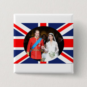 Badge Carré 5 Cm Le Mariage royal 11