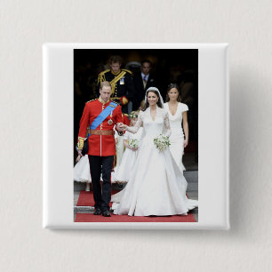 Badge Carré 5 Cm Le Mariage royal 9