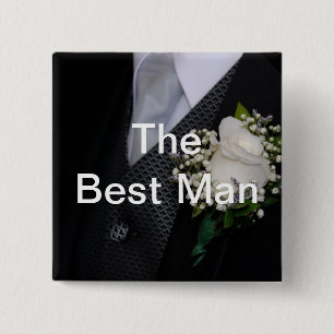 Badge Carré 5 Cm Le meilleur homme