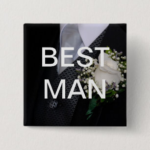 Badge Carré 5 Cm Le meilleur homme