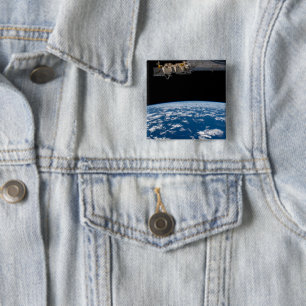 Badge Carré 5 Cm Le membre de la Terre, ou l'horizon