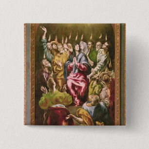 Badge Carré 5 Cm Le Pentecost, c.1604-14