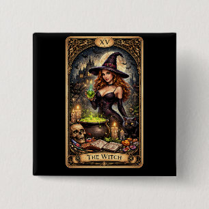 Badge Carré 5 Cm Le Philtre de la Sorcière