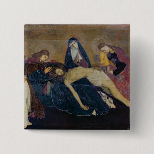 Badge Carré 5 Cm Le Pieta d'Avignon, 1450-60