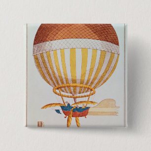 Badge Carré 5 Cm Le premier croisement de la Manche