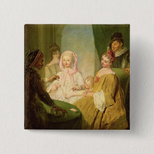Badge Carré 5 Cm Le prestidigitateur, 1720-25