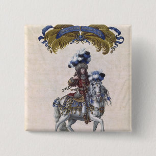 Badge Carré 5 Cm Le prince de Conde