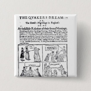 Badge Carré 5 Cm Le rêve de quakers