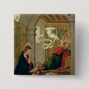 Badge Carré 5 Cm Le rêve de St Joseph, c.1535
