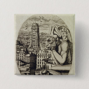 Badge Carré 5 Cm Le vampire, 1853
