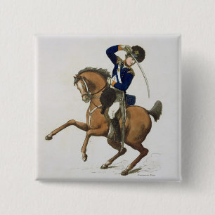 Badge Carré 5 Cm Le volontaire de cavalerie de Westminster,
