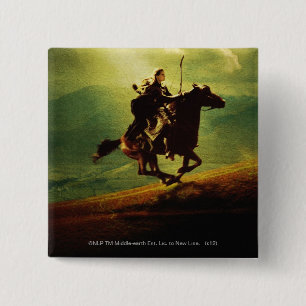 Badge Carré 5 Cm LEGOLAS GREENLEAF™ sur cheval