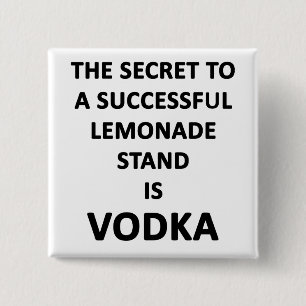 Badge Carré 5 Cm Lemonade Stand