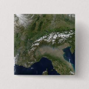 Badge Carré 5 Cm Les Alpes 2