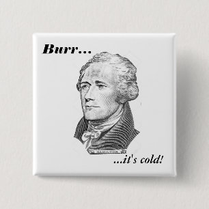 Badge Carré 5 Cm Les derniers mots de Hamilton