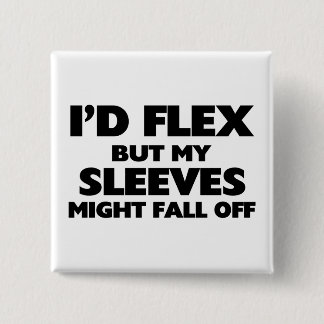 Badge Carré 5 Cm Les douilles pourraient tomber