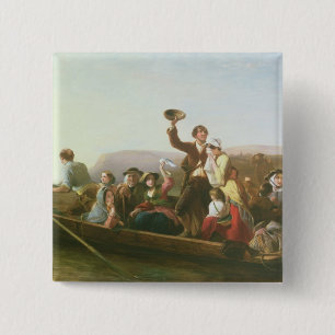 Badge Carré 5 Cm Les émigrants