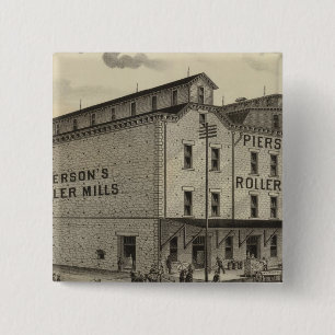 Badge Carré 5 Cm Les Fils de Pierson