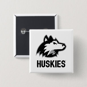 Badge Carré 5 Cm Les Huskies de NIU en détresse