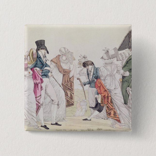 Badge Carré 5 Cm Les Invisibles', c.1807 (Devant)