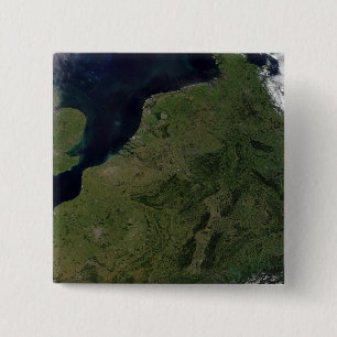 Badge Carré 5 Cm Les Pays-Bas