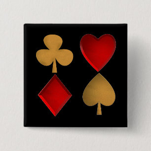 Badge Carré 5 Cm Les quatre costumes