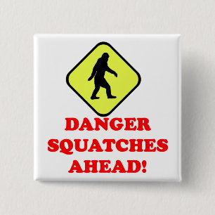 Badge Carré 5 Cm Les squatters de danger
