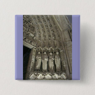 Badge Carré 5 Cm Les Statuts de Notre-Dame