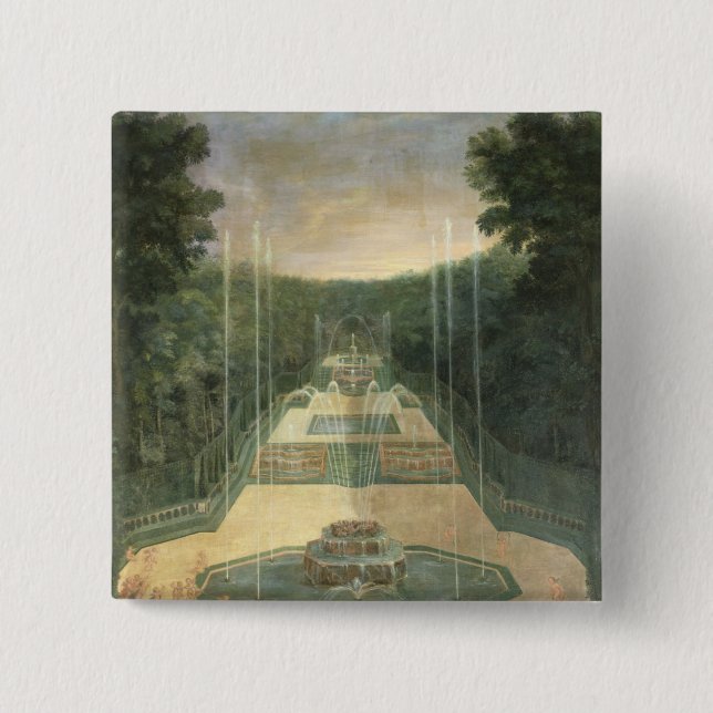 Badge Carré 5 Cm Les vergers de Versailles (Devant)