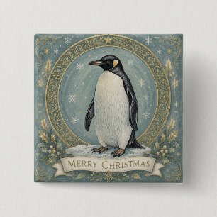 Badge Carré 5 Cm Les vœux de Noël de l'Empereur