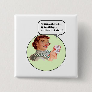 Badge Carré 5 Cm Lessive de pelle à corde