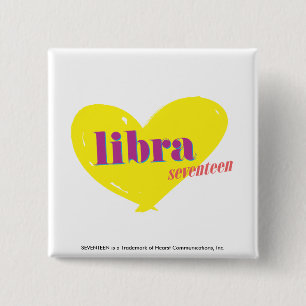 Badge Carré 5 Cm Libra 3