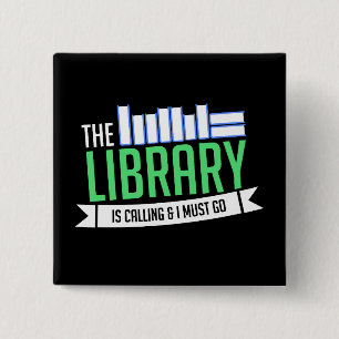 Badge Carré 5 Cm Librairie Livres Cadeau