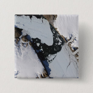 Badge Carré 5 Cm L'île de glace