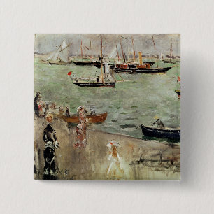 Badge Carré 5 Cm L'île du Wight, 1875