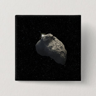 Badge Carré 5 Cm L'impression d'un artiste