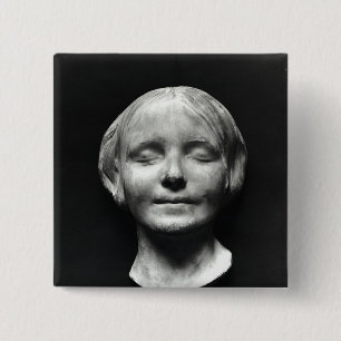 Badge Carré 5 Cm L'Inconnue de la Seine'
