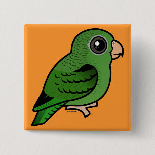 Badge Carré 5 Cm Linnie vert
