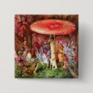 Badge Carré 5 Cm L'intrus John Anster Fitzgerald