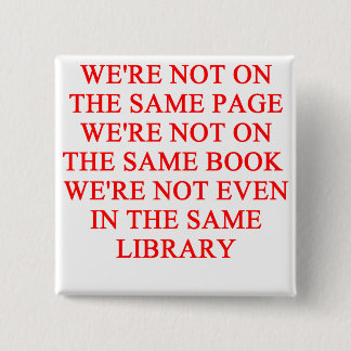 Badge Carré 5 Cm livre de bibliothèque