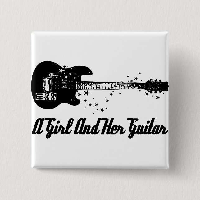 Badge Carré 5 Cm Logo 2" Pin/bouton (Devant)