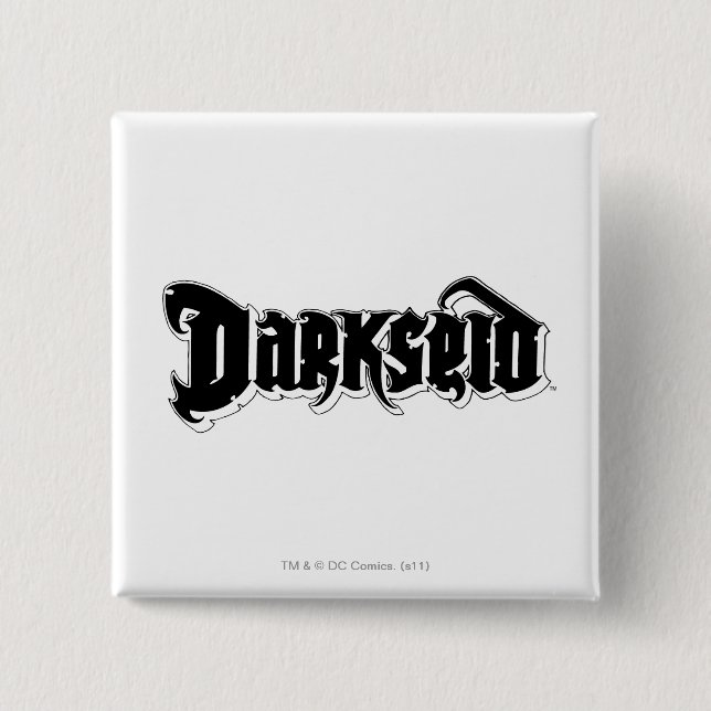 Badge Carré 5 Cm Logo Darkseid 2 (Devant)