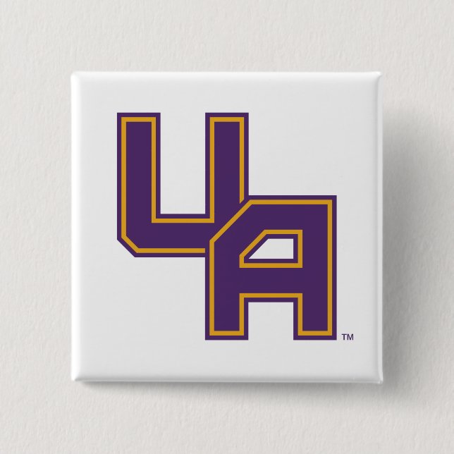 Badge Carré 5 Cm Logo de l'Université d'Albany Initials (Devant)