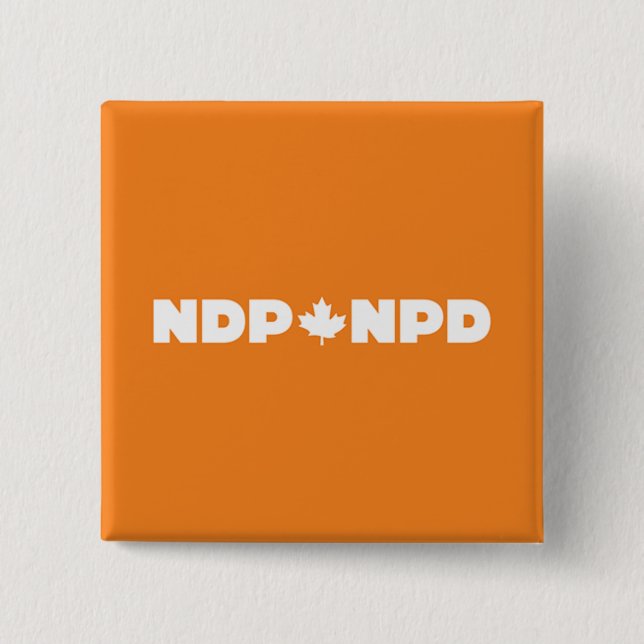 Badge Carré 5 Cm Logo de NPD (Devant)