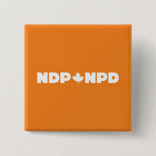 Badge Carré 5 Cm Logo de NPD