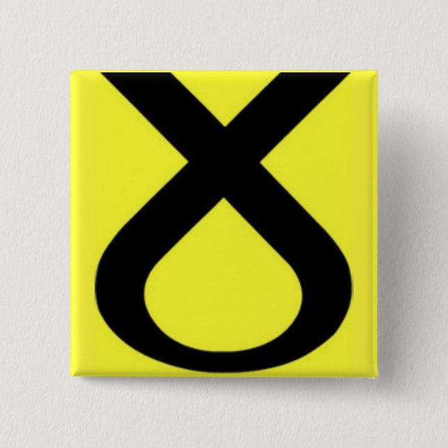 Badge Carré 5 Cm Logo de SNP (Devant)