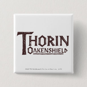 Badge Carré 5 Cm Logo THORIN OAKENSHIELD™ Brown