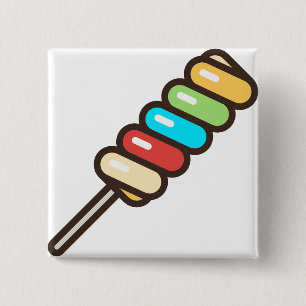 Badge Carré 5 Cm lollipop