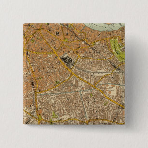 Badge Carré 5 Cm London-Sud-Est
